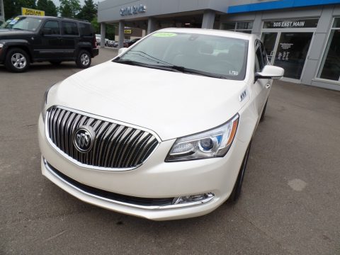 White Diamond Tricoat Buick LaCrosse Leather.  Click to enlarge.