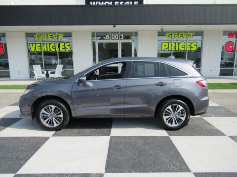 Modern Steel Metallic Acura RDX Advance AWD.  Click to enlarge.