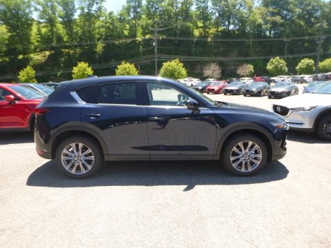 Deep Crystal Blue Mica Mazda CX-5 Grand Touring AWD.  Click to enlarge.