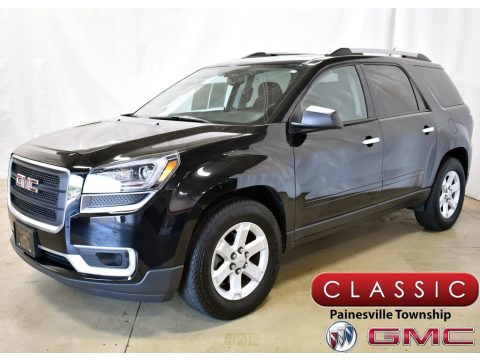 Ebony Twilight Metallic GMC Acadia SLE AWD.  Click to enlarge.