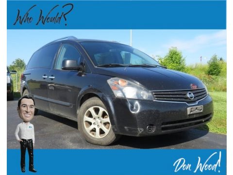Galaxy Black Metallic Nissan Quest 3.5 S.  Click to enlarge.