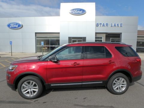 Ruby Red Ford Explorer XLT 4WD.  Click to enlarge.