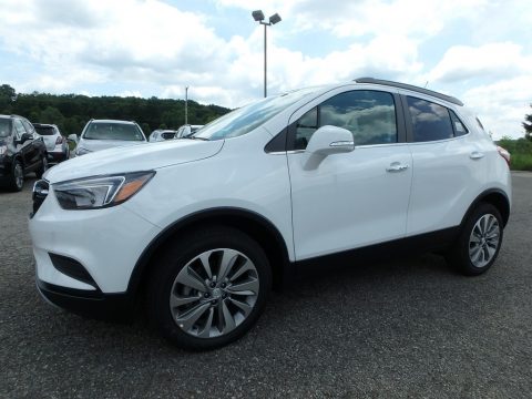 Summit White Buick Encore Preferred AWD.  Click to enlarge.