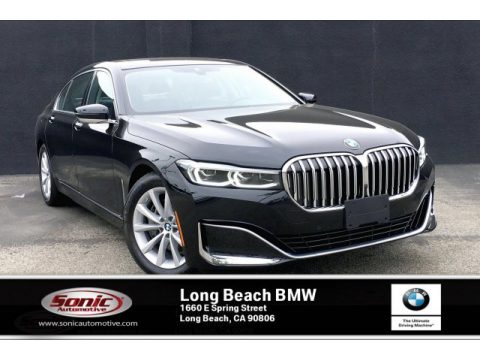 Black Sapphire Metallic BMW 7 Series 740i Sedan.  Click to enlarge.