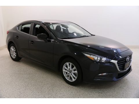 Jet Black Mica Mazda MAZDA3 Sport 4 Door.  Click to enlarge.