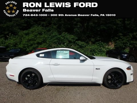 Oxford White Ford Mustang GT Fastback.  Click to enlarge.