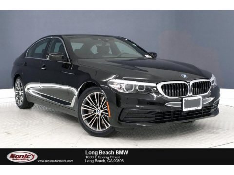 Jet Black BMW 5 Series 530i Sedan.  Click to enlarge.