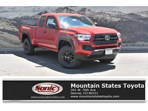 Barcelona Red Metallic Toyota Tacoma SR Access Cab 4x4.  Click to enlarge.