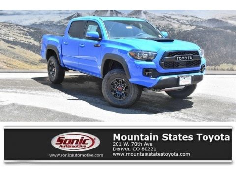 Voodoo Blue Toyota Tacoma TRD Pro Double Cab 4x4.  Click to enlarge.