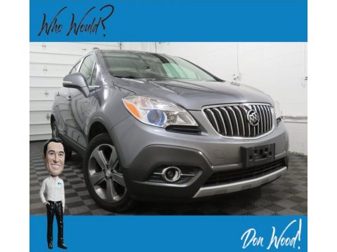 Satin Steel Gray Metallic Buick Encore Convenience AWD.  Click to enlarge.