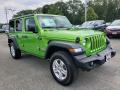 Front 3/4 View of 2019 Jeep Wrangler Unlimited Sport 4x4 #1