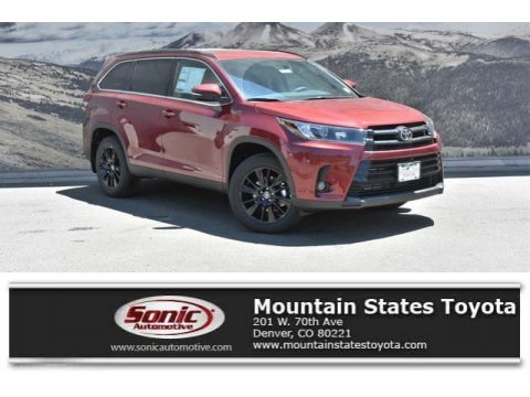 Salsa Red Pearl Toyota Highlander SE AWD.  Click to enlarge.