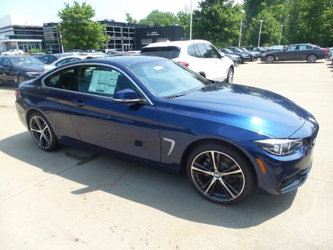 Mediterranean Blue Metallic BMW 4 Series 430i xDrive Coupe.  Click to enlarge.