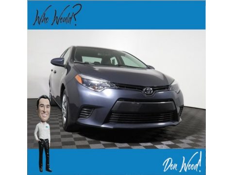 Classic Silver Metallic Toyota Corolla LE.  Click to enlarge.