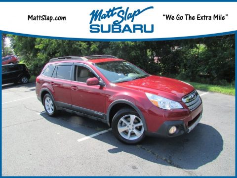 Venetian Red Pearl Subaru Outback 2.5i Limited.  Click to enlarge.