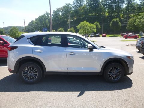 Sonic Silver Metallic Mazda CX-5 Sport AWD.  Click to enlarge.