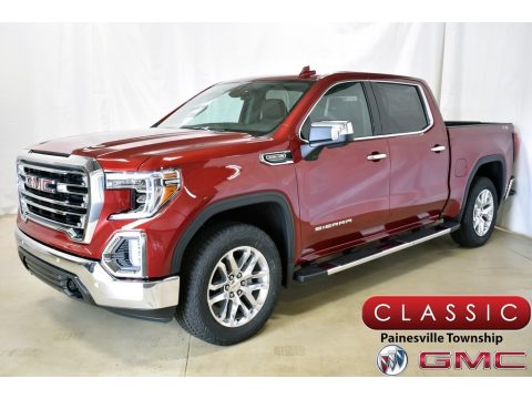 Red Quartz Tintcoat GMC Sierra 1500 SLT Crew Cab 4WD.  Click to enlarge.