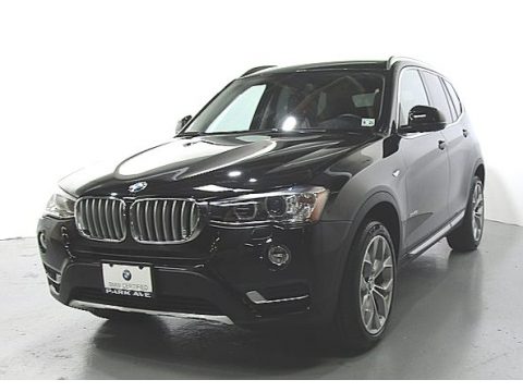 Black Sapphire Metallic BMW X3 xDrive28i.  Click to enlarge.