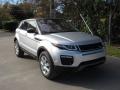 Front 3/4 View of 2019 Land Rover Range Rover Evoque SE #2