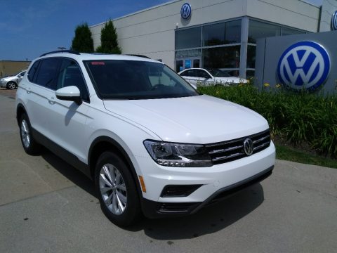 Pure White Volkswagen Tiguan SE 4MOTION.  Click to enlarge.
