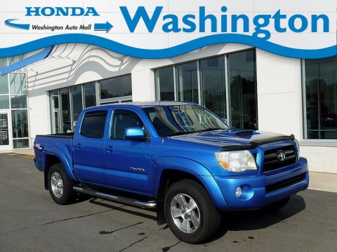 Speedway Blue Toyota Tacoma V6 TRD Sport Double Cab 4x4.  Click to enlarge.