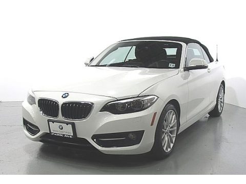 Alpine White BMW 2 Series 228i xDrive Convertible.  Click to enlarge.