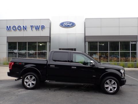 Shadow Black Ford F150 Platinum SuperCrew 4x4.  Click to enlarge.