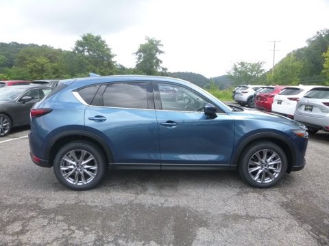 Eternal Blue Mica Mazda CX-5 Grand Touring AWD.  Click to enlarge.
