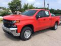 Front 3/4 View of 2019 Chevrolet Silverado 1500 WT Double Cab #3