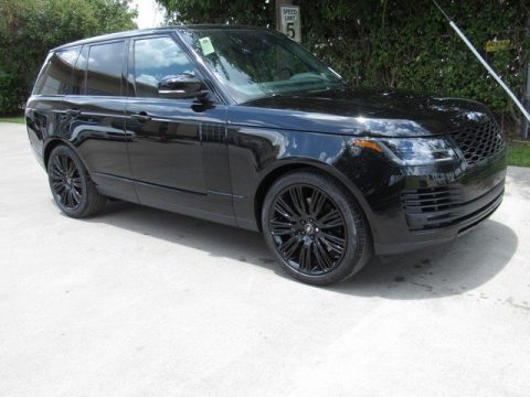 Santorini Black Metallic Land Rover Range Rover HSE.  Click to enlarge.