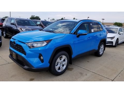 Blue Flame Toyota RAV4 XLE.  Click to enlarge.