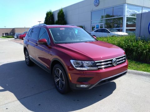 Cardinal Red Metallic Volkswagen Tiguan SEL 4MOTION.  Click to enlarge.