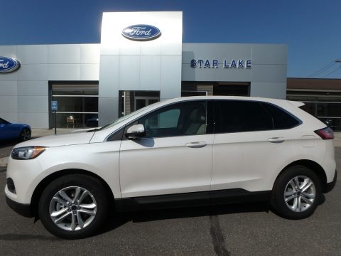 White Platinum Ford Edge SEL AWD.  Click to enlarge.