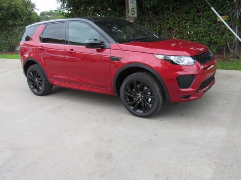 Firenze Red Metallic Land Rover Discovery Sport HSE Luxury.  Click to enlarge.
