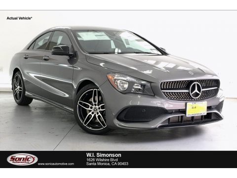 Mountain Grey Metallic Mercedes-Benz CLA 250 Coupe.  Click to enlarge.