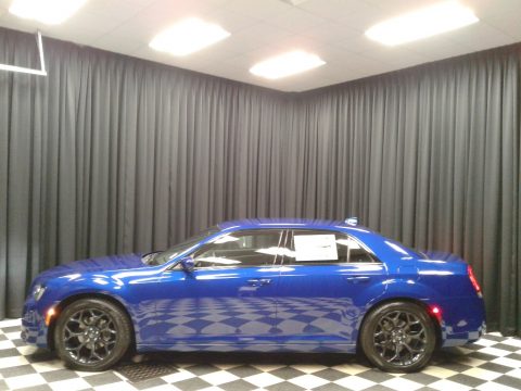 Ocean Blue Metallic Chrysler 300 S.  Click to enlarge.