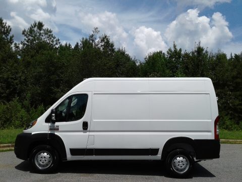 Bright White Ram ProMaster 2500 High Roof Cargo Van.  Click to enlarge.