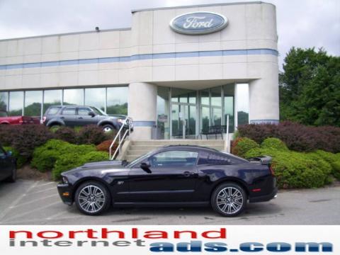 Black 2010 Ford Mustang GT Coupe with Charcoal Black interior Black Ford 