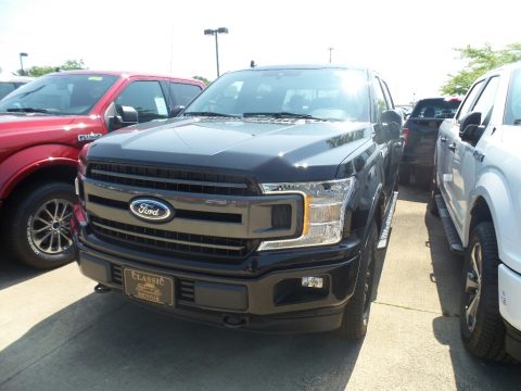 Agate Black Ford F150 XLT SuperCrew 4x4.  Click to enlarge.