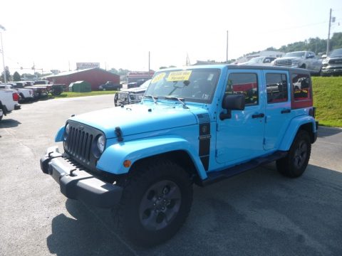Chief Blue Jeep Wrangler Unlimited Sport 4x4.  Click to enlarge.