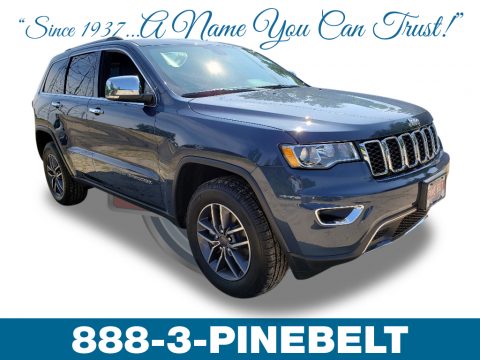 Slate Blue Pearl Jeep Grand Cherokee Limited 4x4.  Click to enlarge.