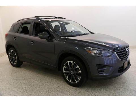 Meteor Gray Mica Mazda CX-5 Grand Touring AWD.  Click to enlarge.