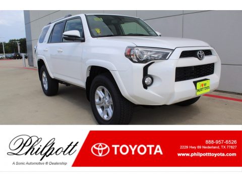 Super White Toyota 4Runner SR5 Premium 4x4.  Click to enlarge.