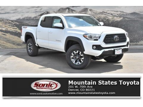 Super White Toyota Tacoma TRD Off-Road Double Cab 4x4. Click to enlarge. Super White Toyota Tacoma TRD Off-Road Double Cab 4x4. Click to enlarge.