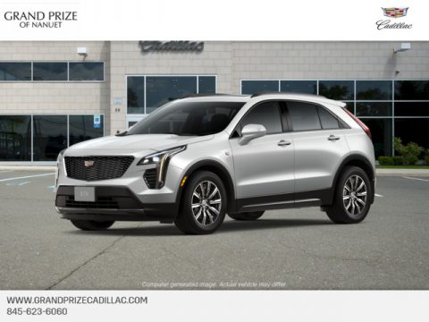 Crystal White Tricoat Cadillac XT4 Sport AWD.  Click to enlarge.