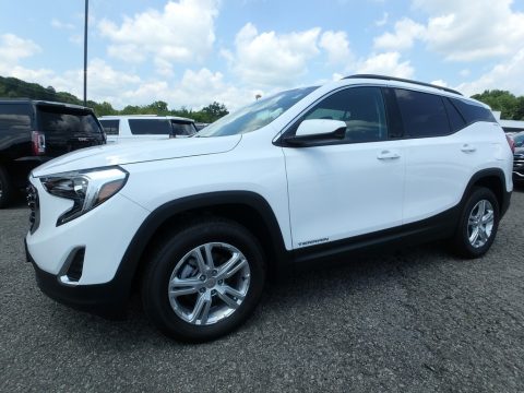 Summit White GMC Terrain SLE AWD.  Click to enlarge.