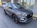 Front 3/4 View of 2019 Hyundai Tucson Night Edition AWD #2