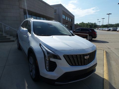 Crystal White Tricoat Cadillac XT4 Premium Luxury AWD.  Click to enlarge.