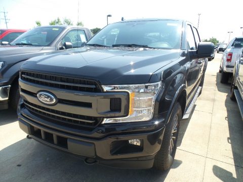 Agate Black Ford F150 XLT SuperCrew 4x4.  Click to enlarge.