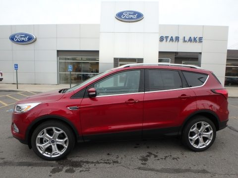 Ruby Red Ford Escape Titanium 4WD.  Click to enlarge.